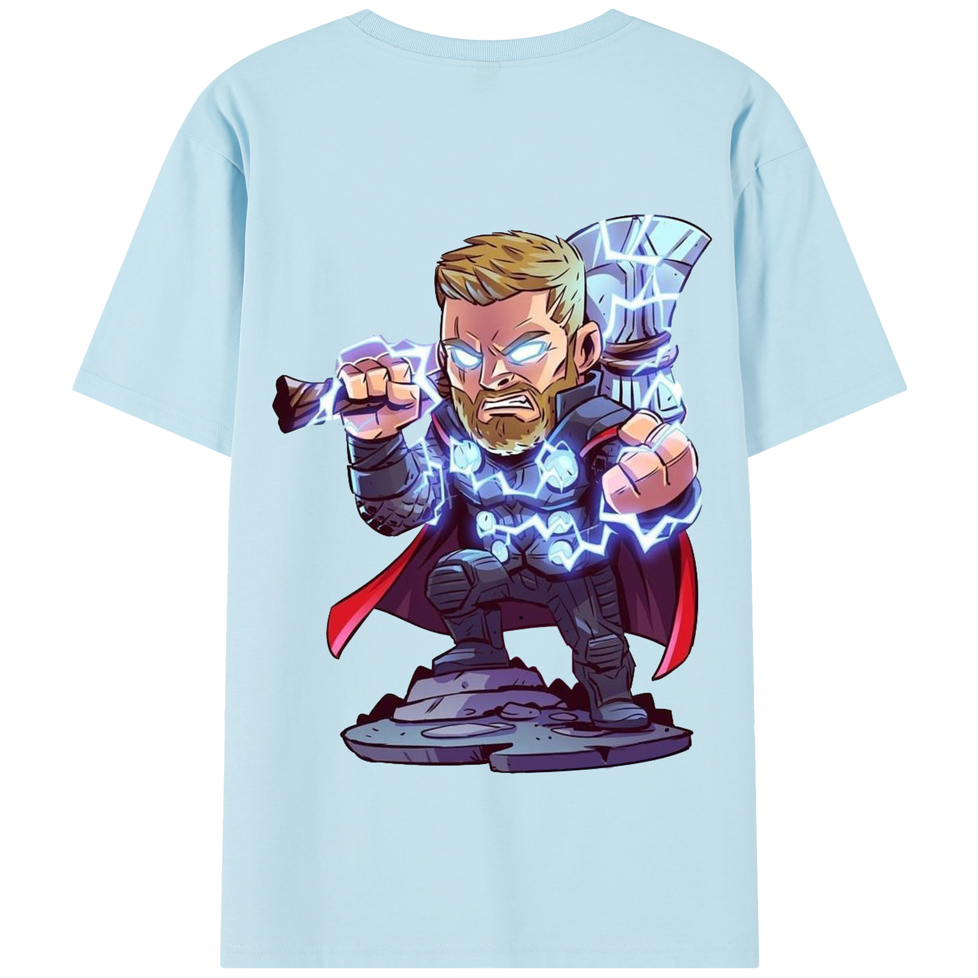 （画像用） アベンジャーズ The Avengers 綿100％半袖Tシャツ（背面プリント）